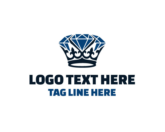 Jewelry Diamonds Crown Gem Logo