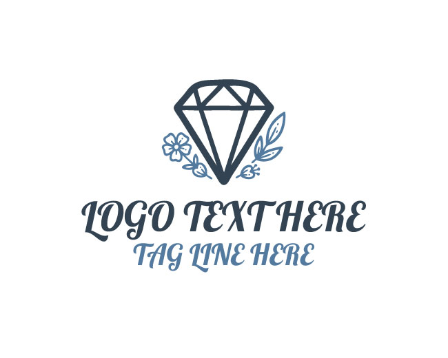 Jewelry Diamonds Modern Logo