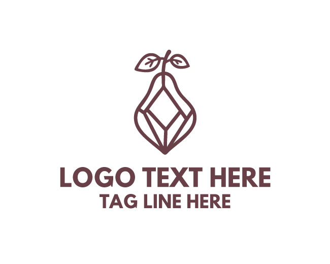 Jewelry Diamonds Peach Logo