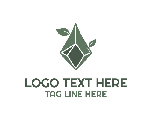 Jewelry Diamonds Royal Leaf Logo