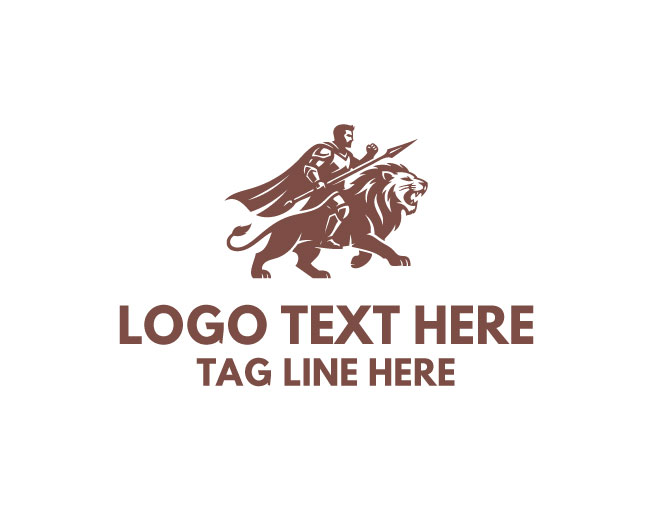  Lion Rider Man Logo