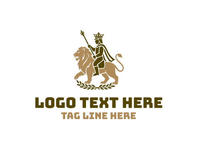 Lion Rider King Logo