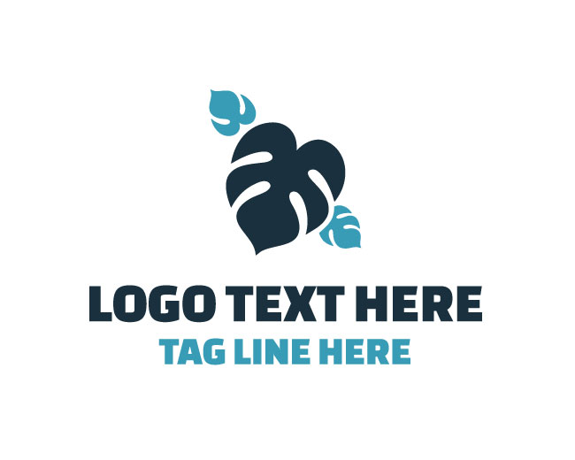 Monstera Plant Logo