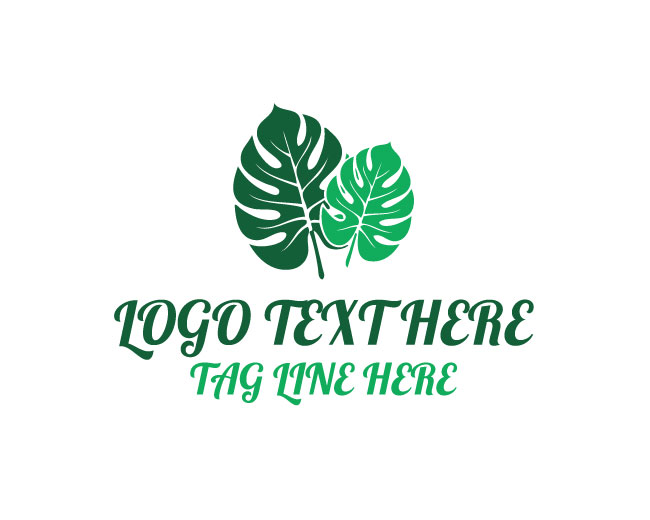 Monstera Eco Nature Logo