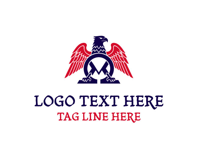 Omega Eagle Crest Logo