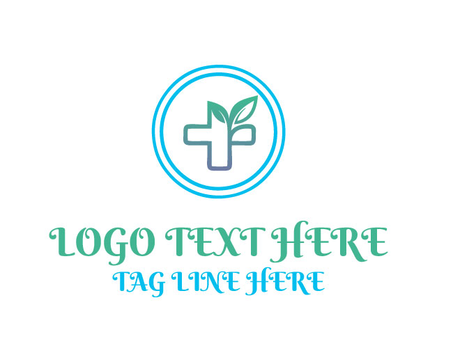 Medical Wellness Cross Logo
