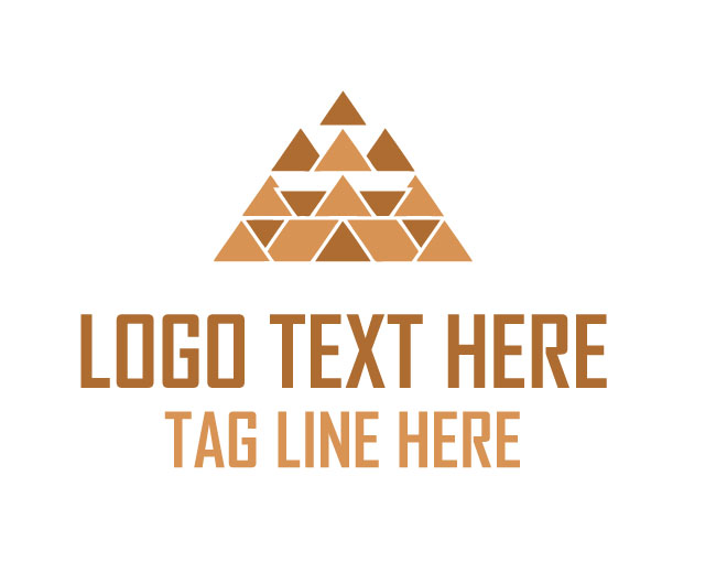 Geometric Pyramid Logo