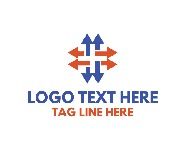 Dynamic Abstract Arrows Logo