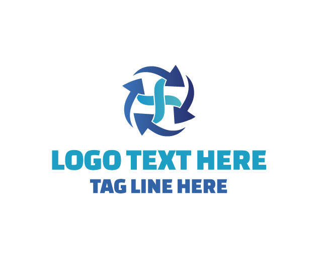  Infinite Abstract Arrows Logo