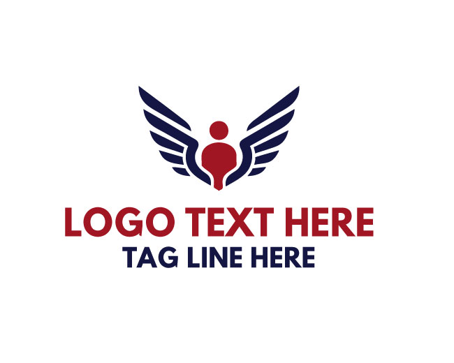 Professional Healthcare Human Figure Logo