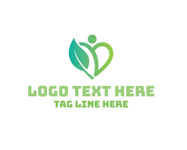 Healthcare Lifestyle Human Figure Logo