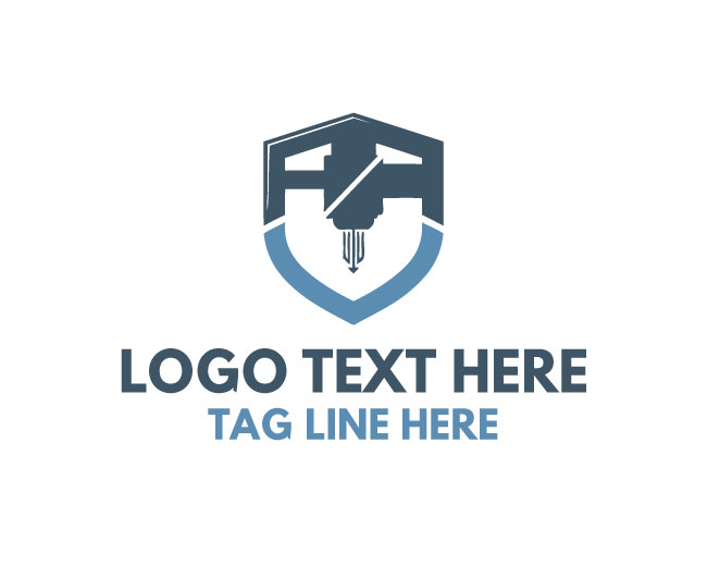 Laser Shield Glow Logo