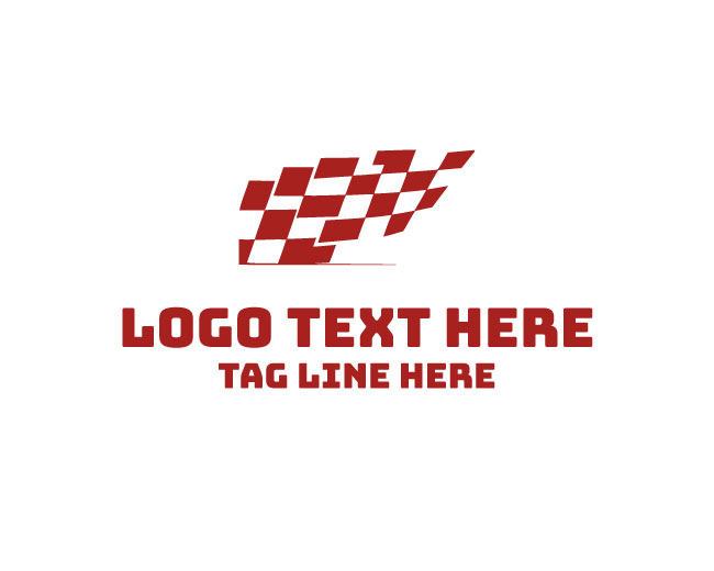  Racing Track Flag Logo
