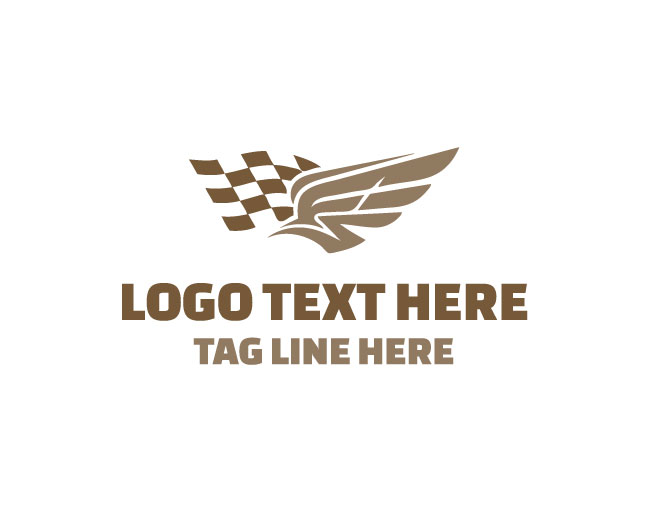Racing Wave Flag Logo