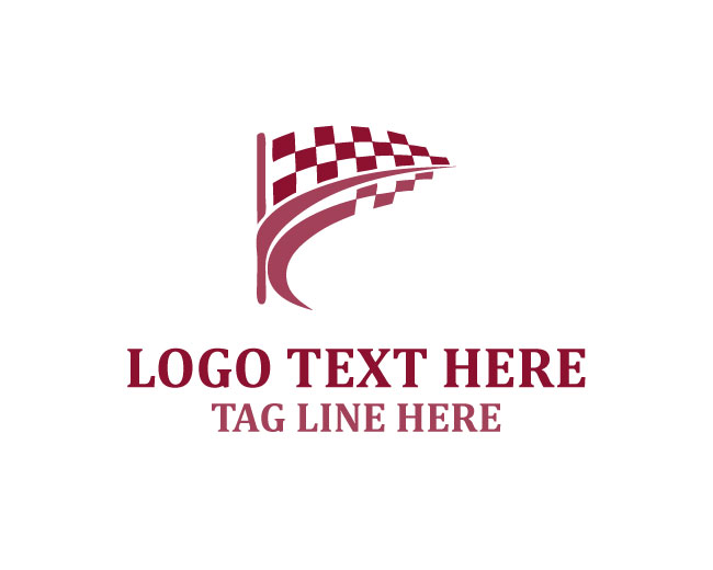 Racing Corner Flag Logo