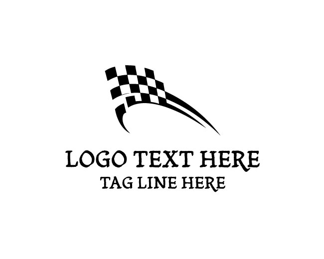 Racing Trackline Flag Logo