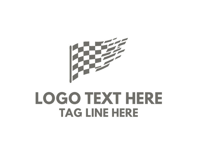  Racing Overtake Flag Logo