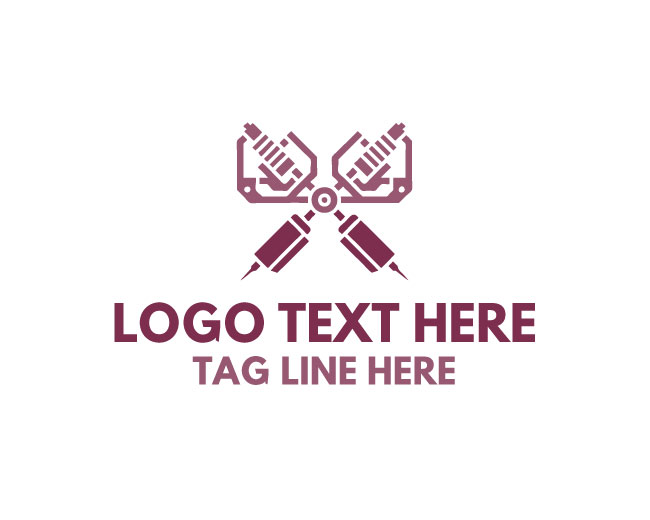 Custom Tattoo Machine Logo