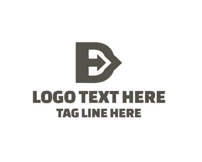 Forward Letter D Arrow Logo