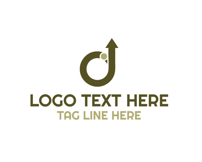  Creative Letter D Arrow Logo