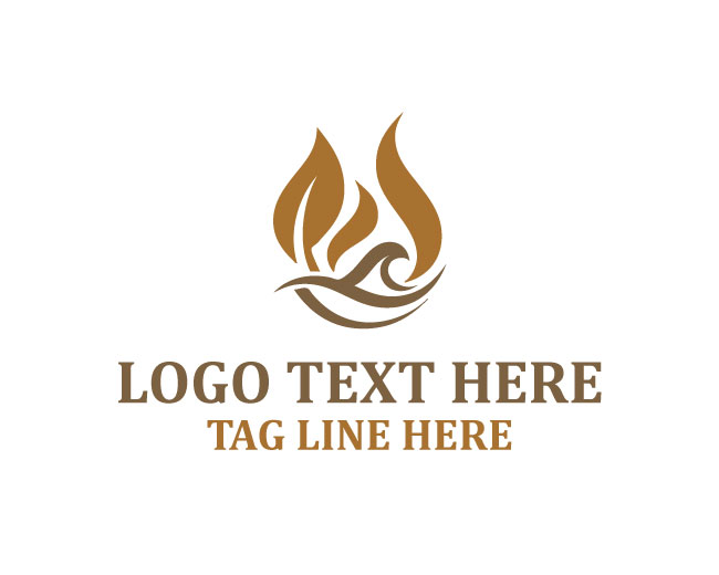Modern Abstract Leaf Logo