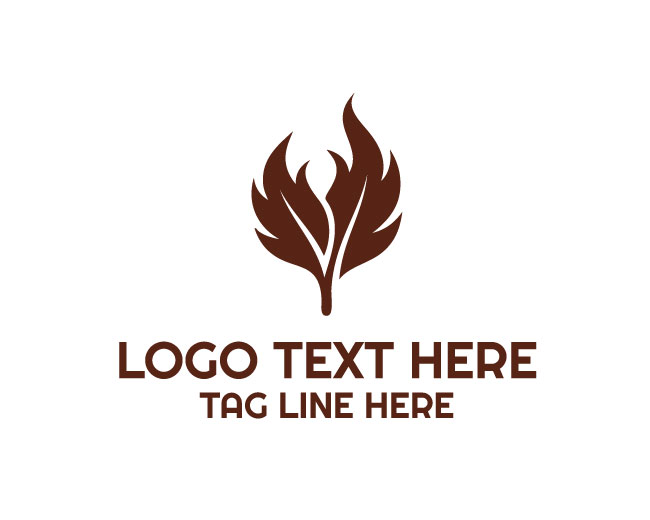 Eco Abstract Leaf Logo