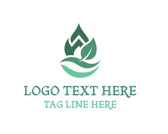 Abstract Leaf Harmony Logo