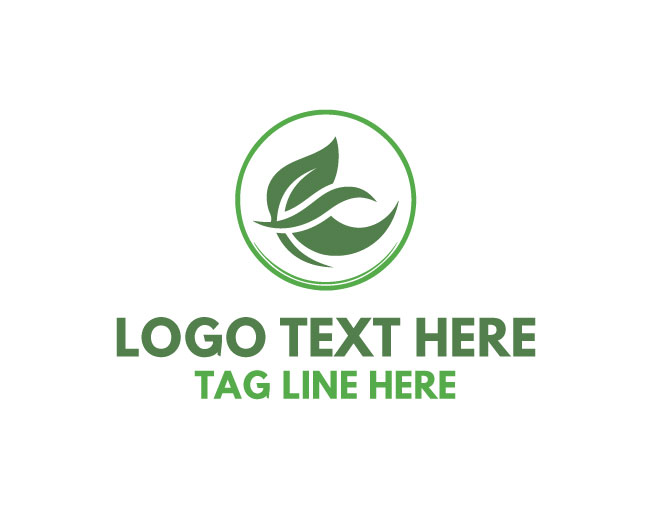 Abstract Leaf Balance Logo