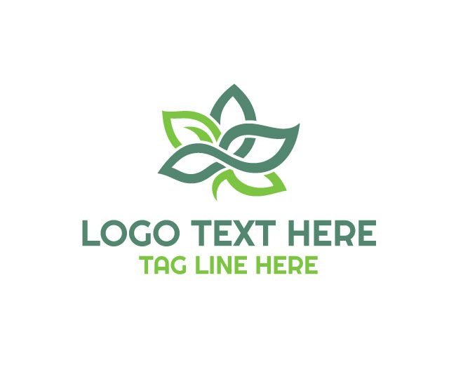 Abstract Leaf Essence Logo