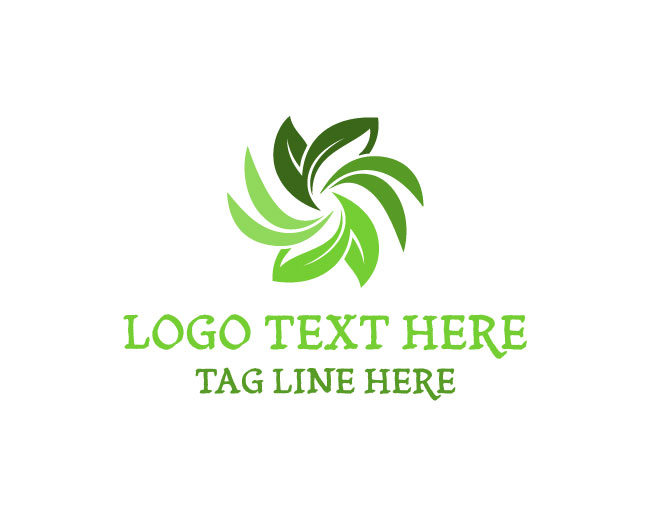 Abstract Leaf Pure Logo