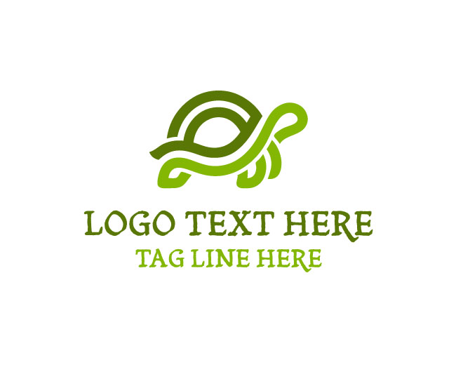 Minimal Abstract Turtle Logo