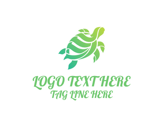 Abstract Turtle Habitat Logo
