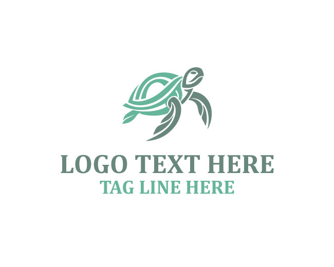 Abstract Turtle Logo