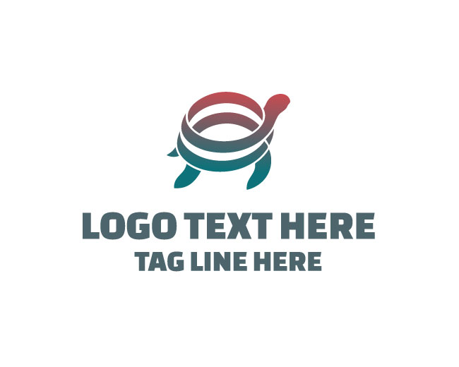 Abstract Turtle Logo