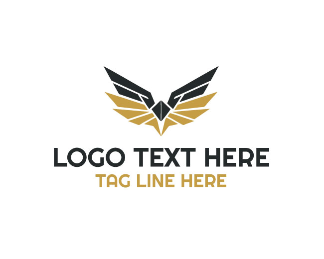 Abstract Wings Logo