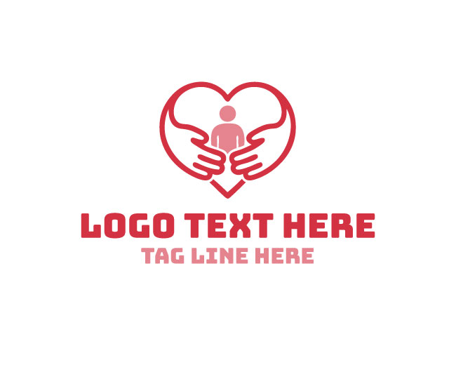 Heart Hand Charity Giving Logo