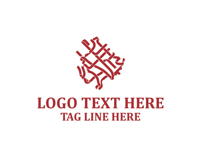 Modern Kosovo Country Map Logo