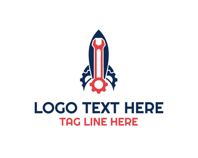 Mechanical Rocket Logo