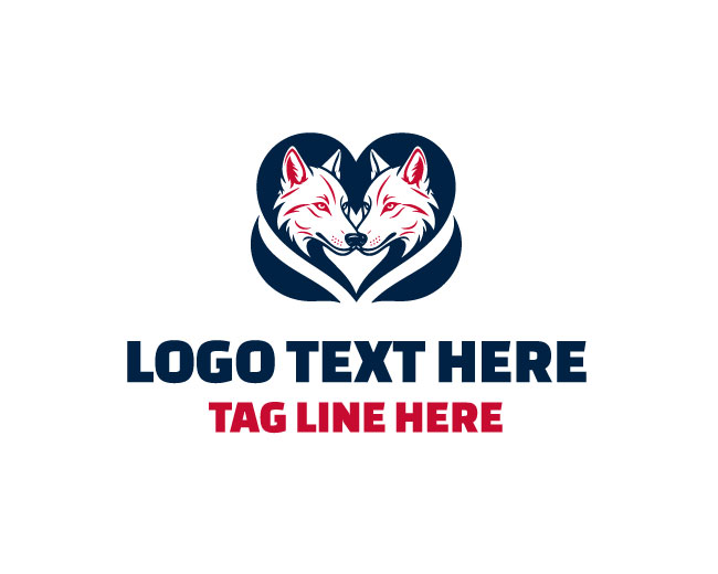 Wolf Heart Logo