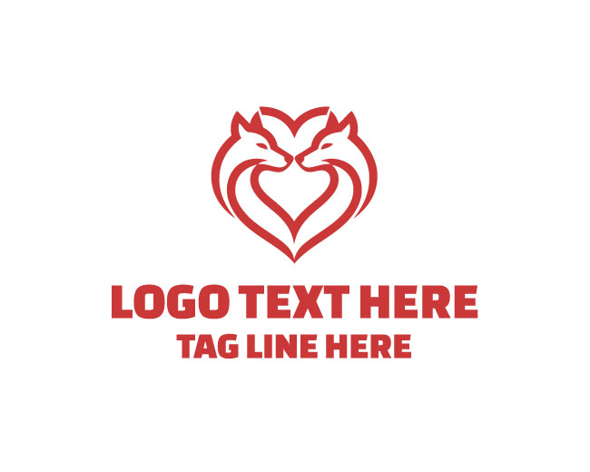 Wolf Heart Wild Logo