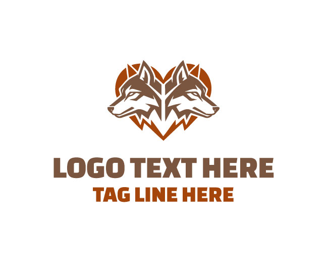 Wolf Heart Logo