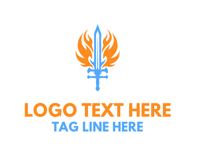  Clean Flame Sword Logo