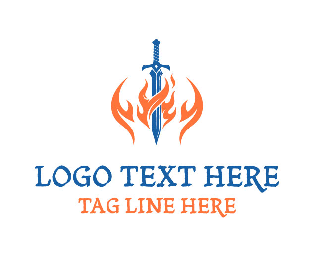 Sharp Flame Sword Logo
