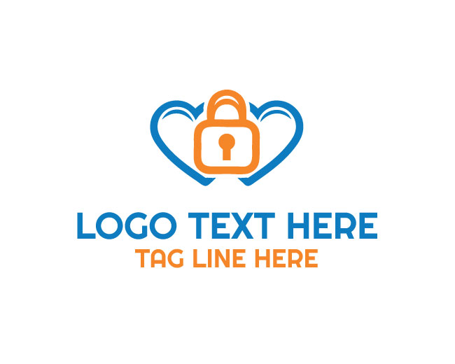 Heart Lock Loyalty Logo