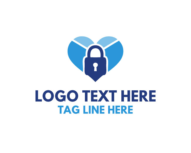 Heart Lock Cherish Logo