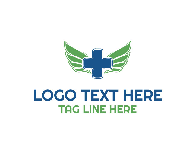 Medical Cross Wings Patient Support Logo