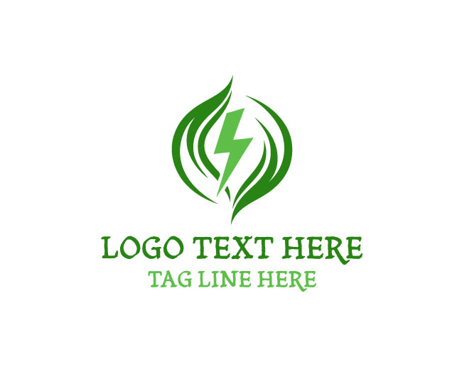Minimal Renewable Energy Logo