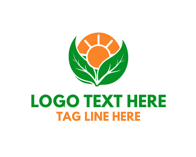 Renewable Energy Eco Sun Logo