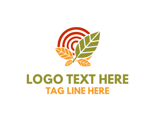 Renewable Energy Leaf Logo