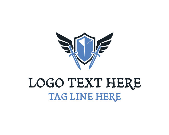 Shield Sword Defense Logo